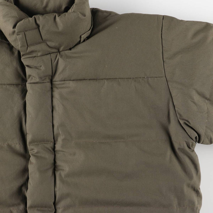 Vintage 70s-80'S Cabelas goose down jacket, size M, men's polyester Khaki type Vintage Second Hand