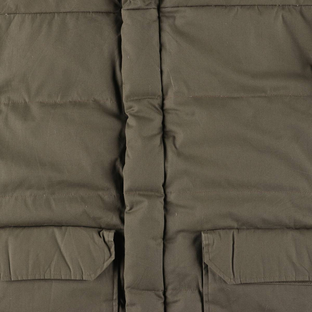Vintage 70s-80'S Cabelas goose down jacket, size M, men's polyester Khaki type Vintage Second Hand