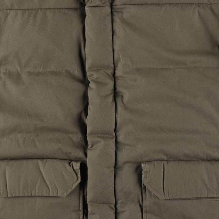 Vintage 70s-80'S Cabelas goose down jacket, size M, men's polyester Khaki type Vintage Second Hand