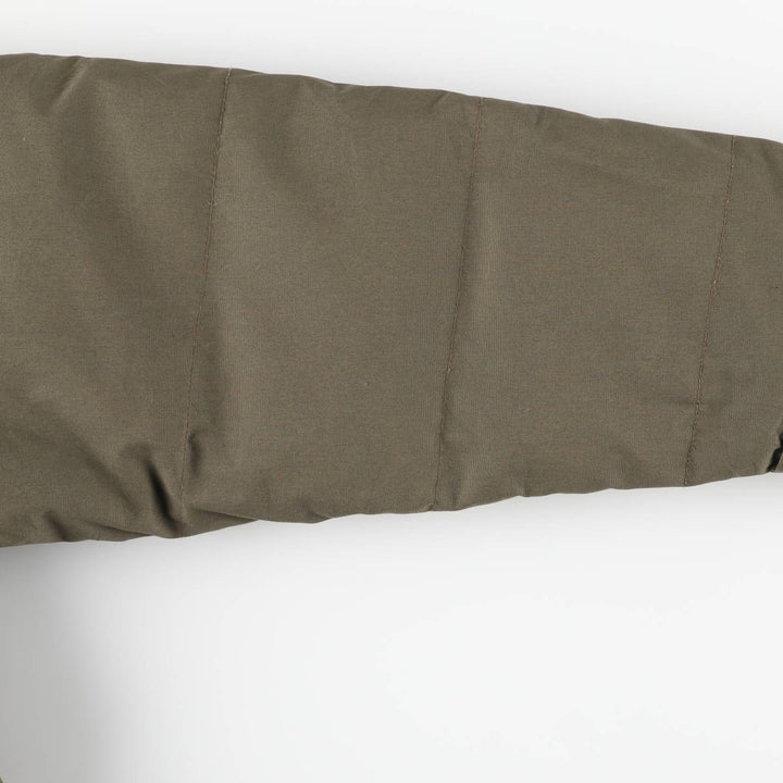 Vintage 70s-80'S Cabelas goose down jacket, size M, men's polyester Khaki type Vintage Second Hand