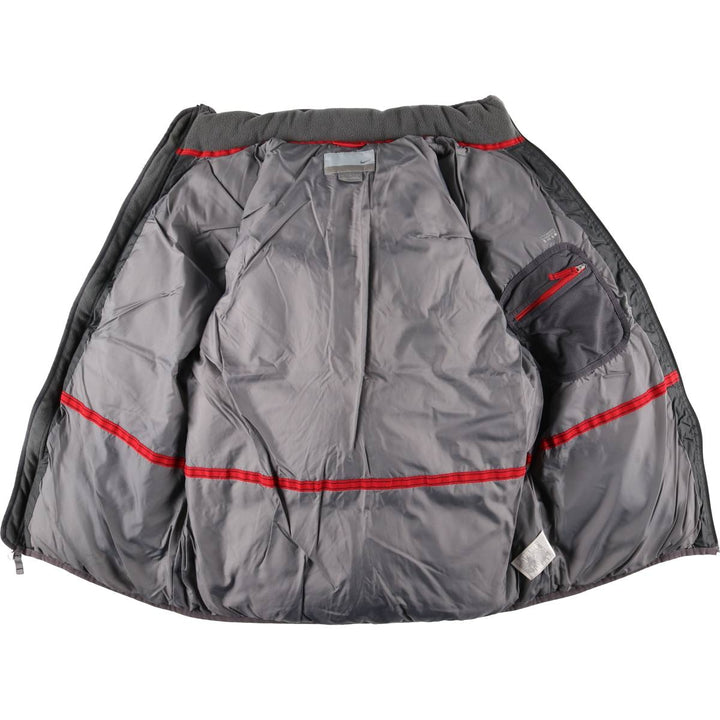 2000'S Nike Down Jacket, Men's Size L, Full Zip polyester black type Vintage Second Hand