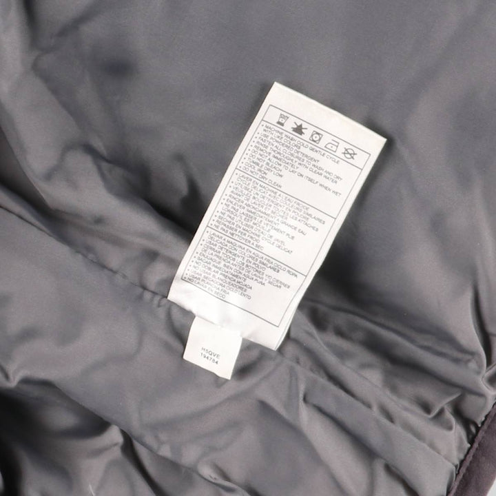 2000'S Nike Down Jacket, Men's Size L, Full Zip polyester black type Vintage Second Hand