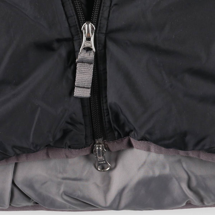 2000'S Nike Down Jacket, Men's Size L, Full Zip polyester black type Vintage Second Hand