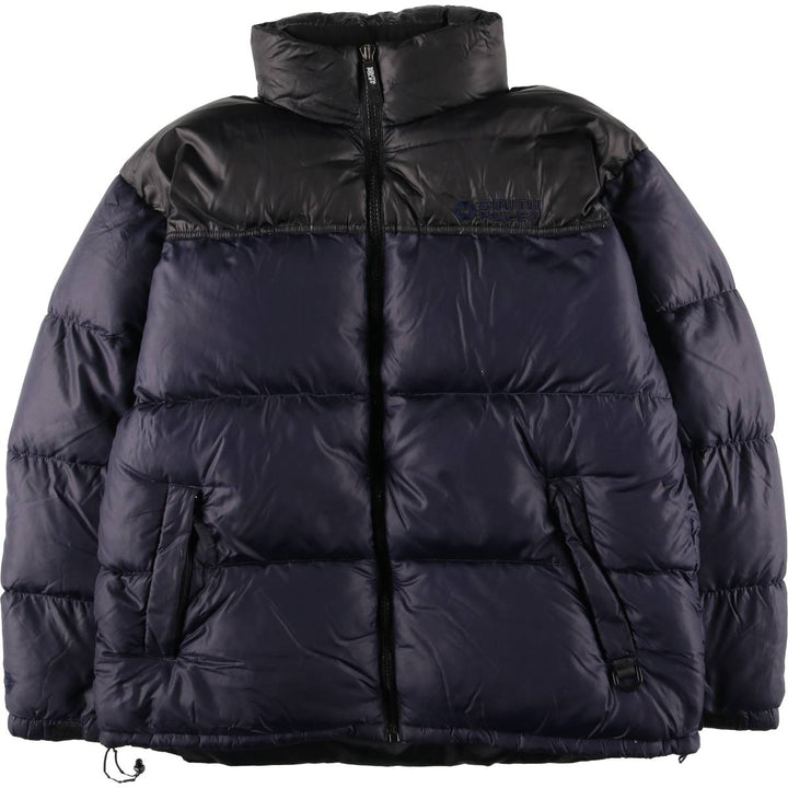 South Pole Down Jacket, Men's Size L Polyurethane Coated Nylon black type Vintage Second Hand