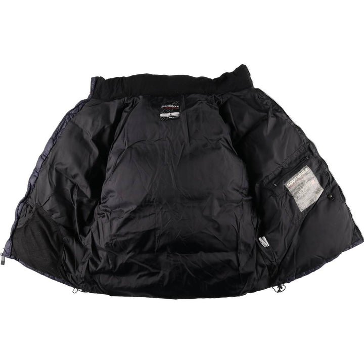South Pole Down Jacket, Men's Size L Polyurethane Coated Nylon black type Vintage Second Hand