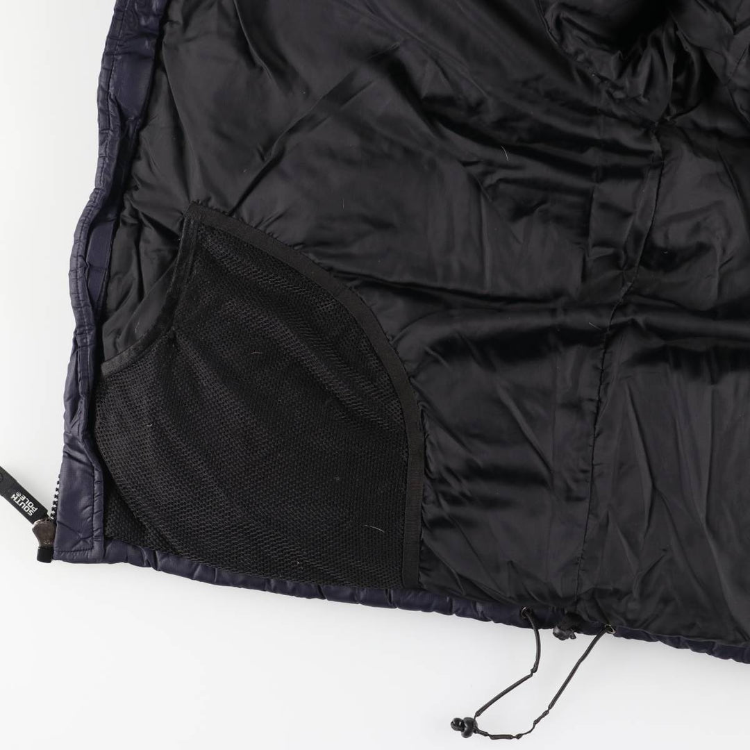 South Pole Down Jacket, Men's Size L Polyurethane Coated Nylon black type Vintage Second Hand