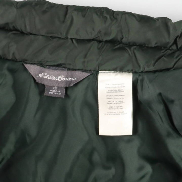 Eddie Bauer 650 Fill Power Down Jacket, Men's XL polyester green type Vintage Second Hand