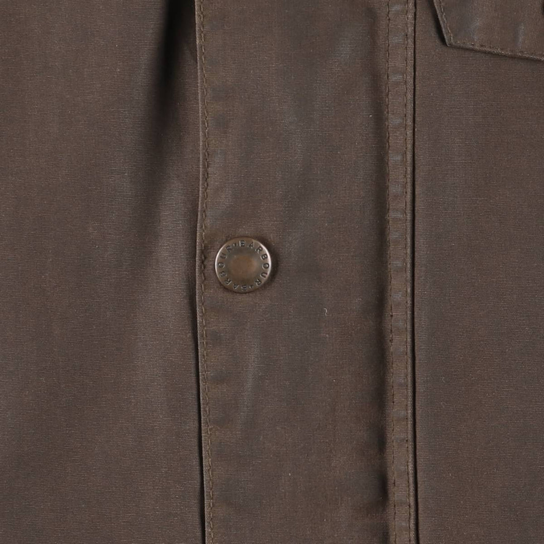 Vintage 80s-90'S Barbour Bedale 3-Warrant waxed cotton oiled jacket, made in England, size M. cotton brown type Vintage Second Hand