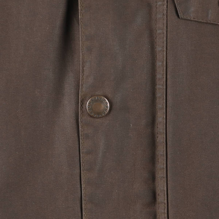 Vintage 80s-90'S Barbour Bedale 3-Warrant waxed cotton oiled jacket, made in England, size M. cotton brown type Vintage Second Hand