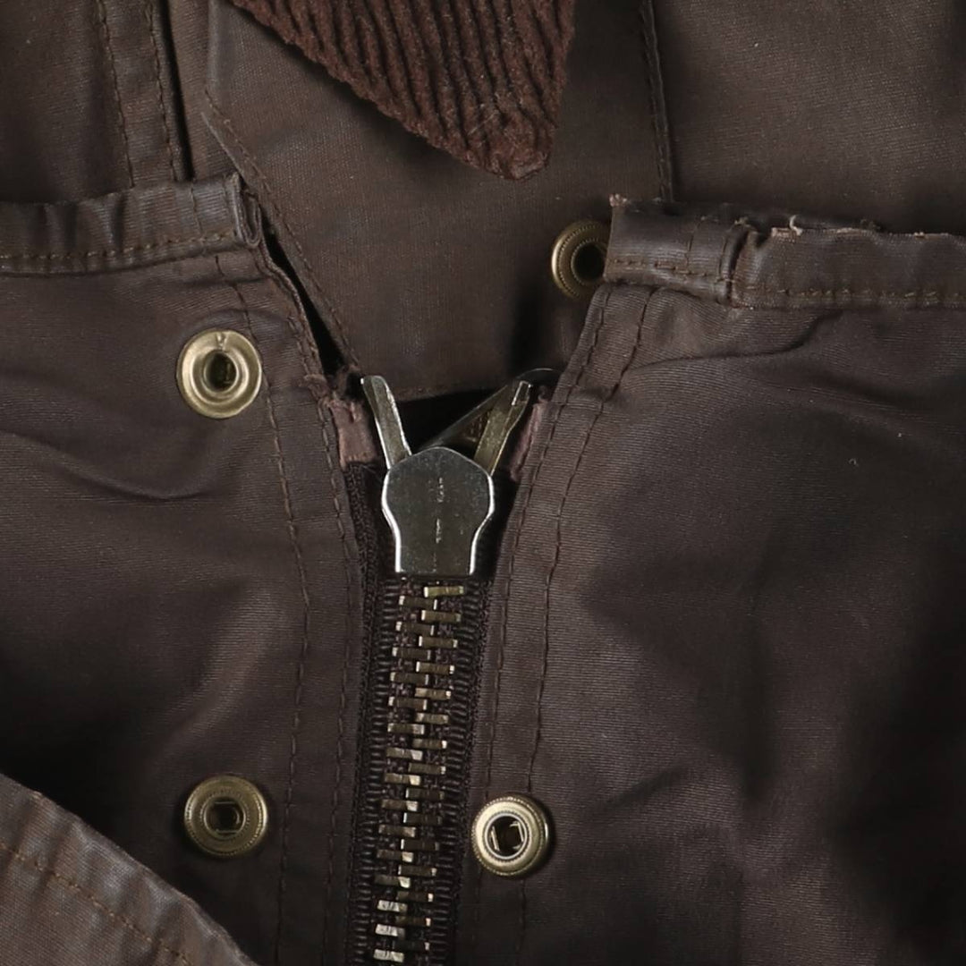 Vintage 80s-90'S Barbour Bedale 3-Warrant waxed cotton oiled jacket, made in England, size M. cotton brown type Vintage Second Hand