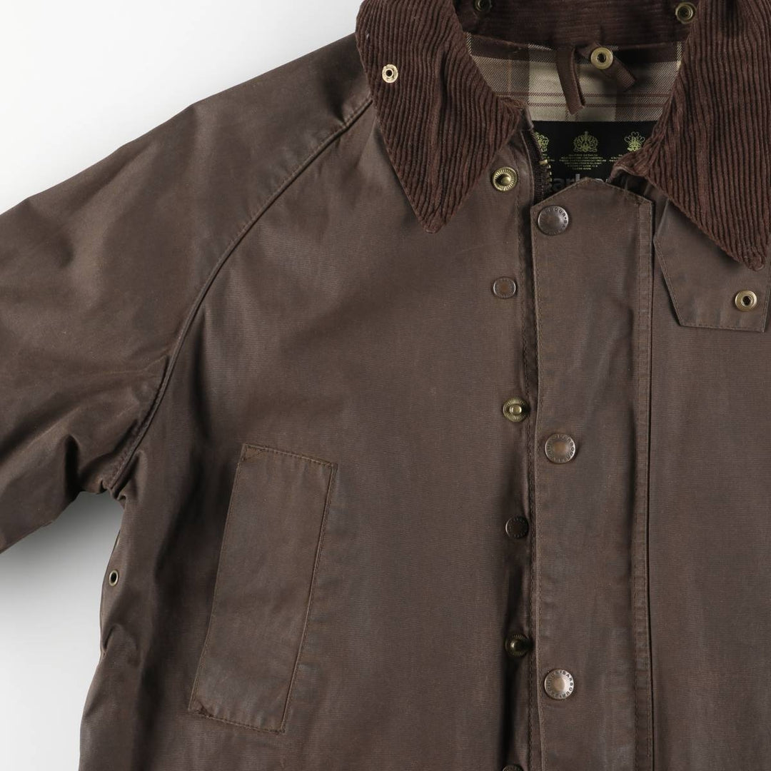 Vintage 80s-90'S Barbour Bedale 3-Warrant waxed cotton oiled jacket, made in England, size M. cotton brown type Vintage Second Hand