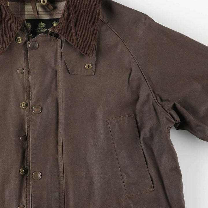Vintage 80s-90'S Barbour Bedale 3-Warrant waxed cotton oiled jacket, made in England, size M. cotton brown type Vintage Second Hand