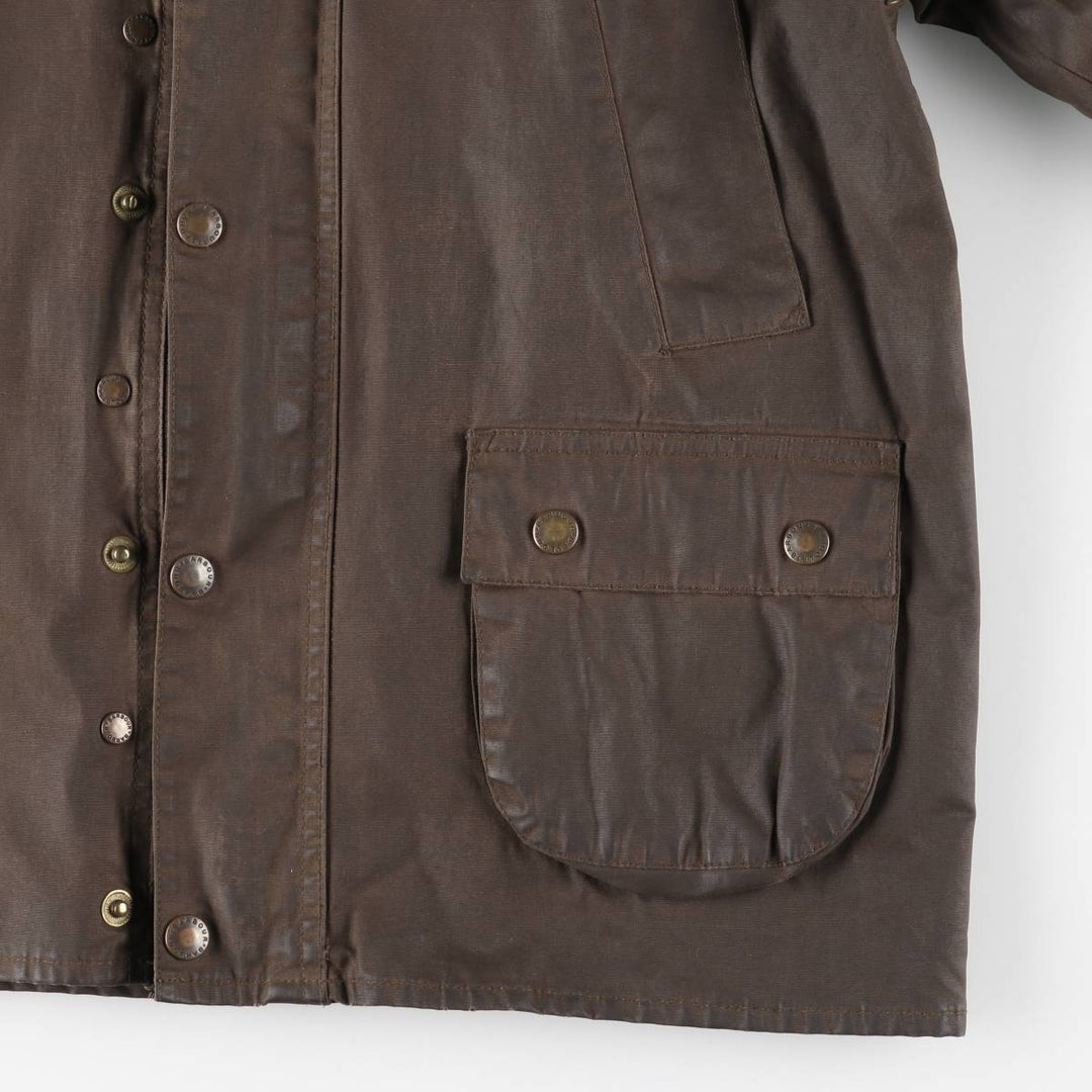 Vintage 80s-90'S Barbour Bedale 3-Warrant waxed cotton oiled jacket, made in England, size M. cotton brown type Vintage Second Hand