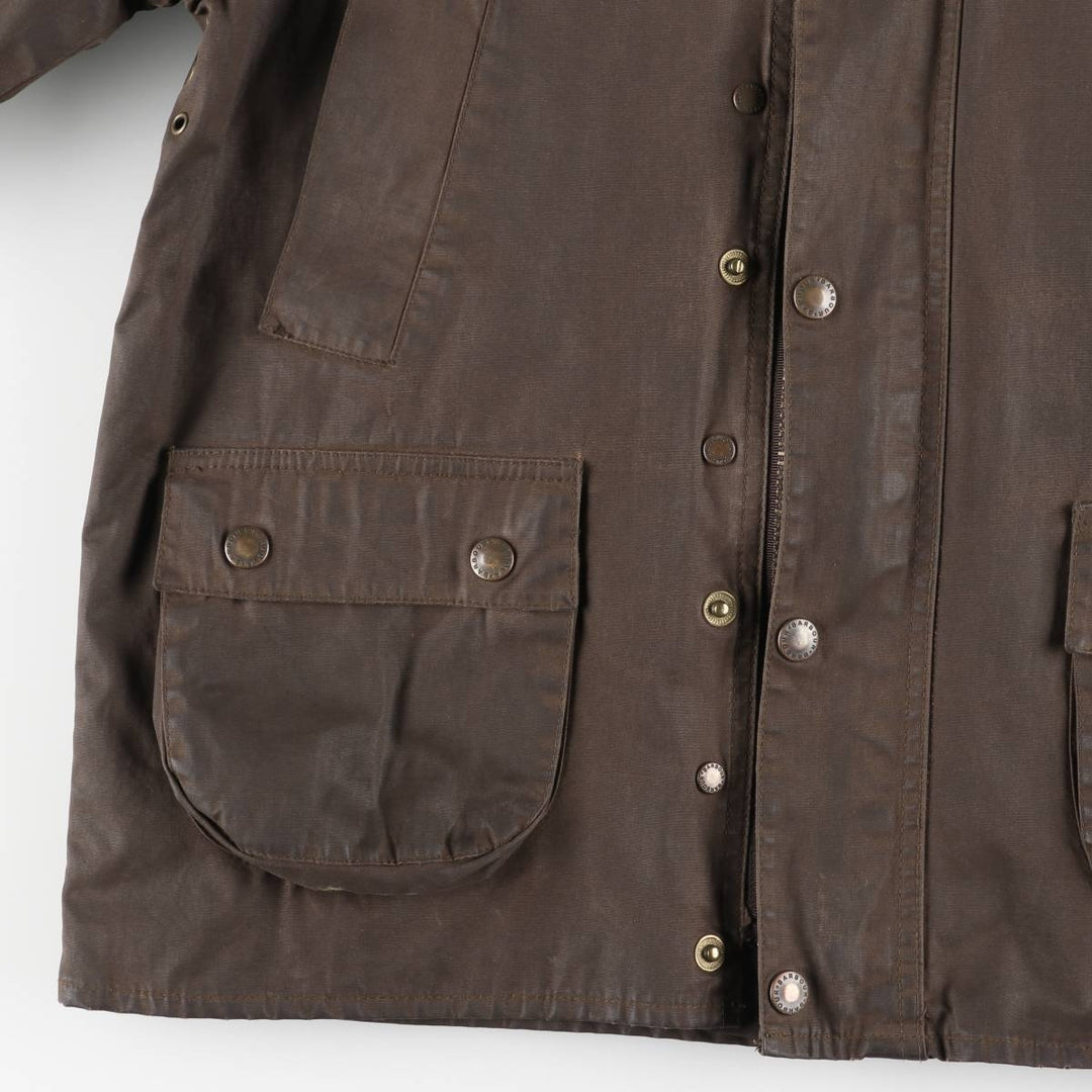 Vintage 80s-90'S Barbour Bedale 3-Warrant waxed cotton oiled jacket, made in England, size M. cotton brown type Vintage Second Hand