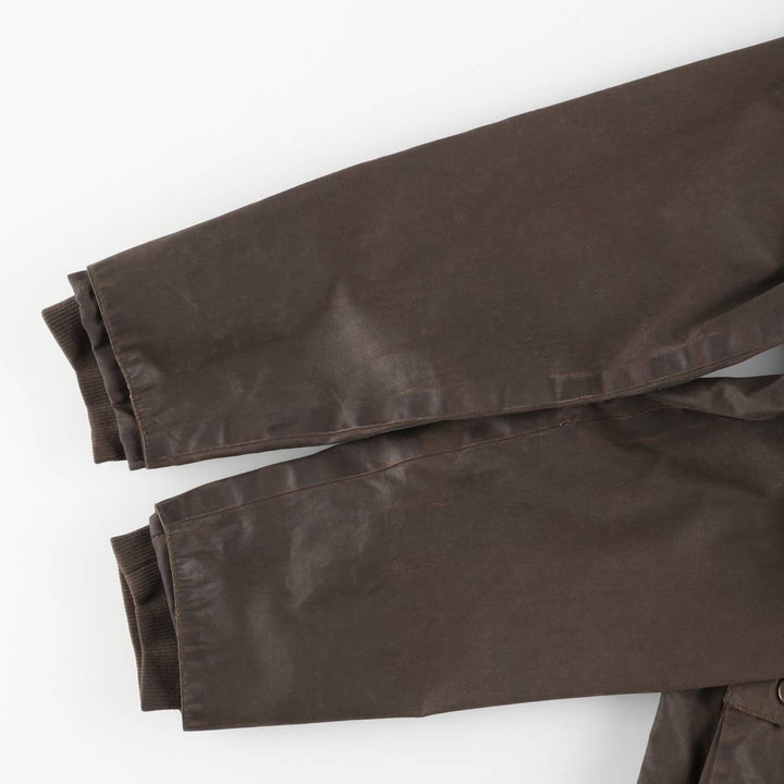 Vintage 80s-90'S Barbour Bedale 3-Warrant waxed cotton oiled jacket, made in England, size M. cotton brown type Vintage Second Hand