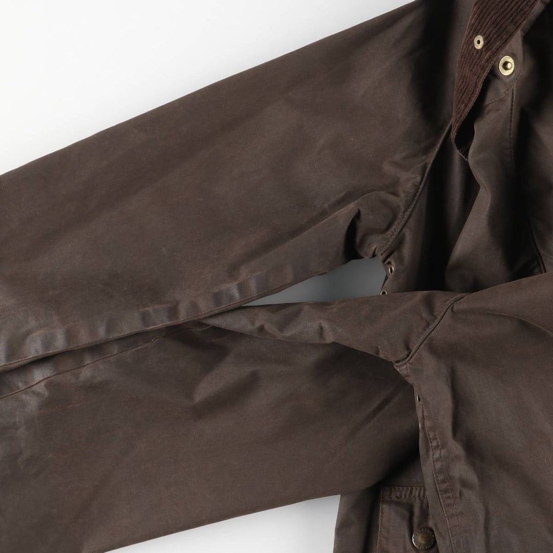 Vintage 80s-90'S Barbour Bedale 3-Warrant waxed cotton oiled jacket, made in England, size M. cotton brown type Vintage Second Hand