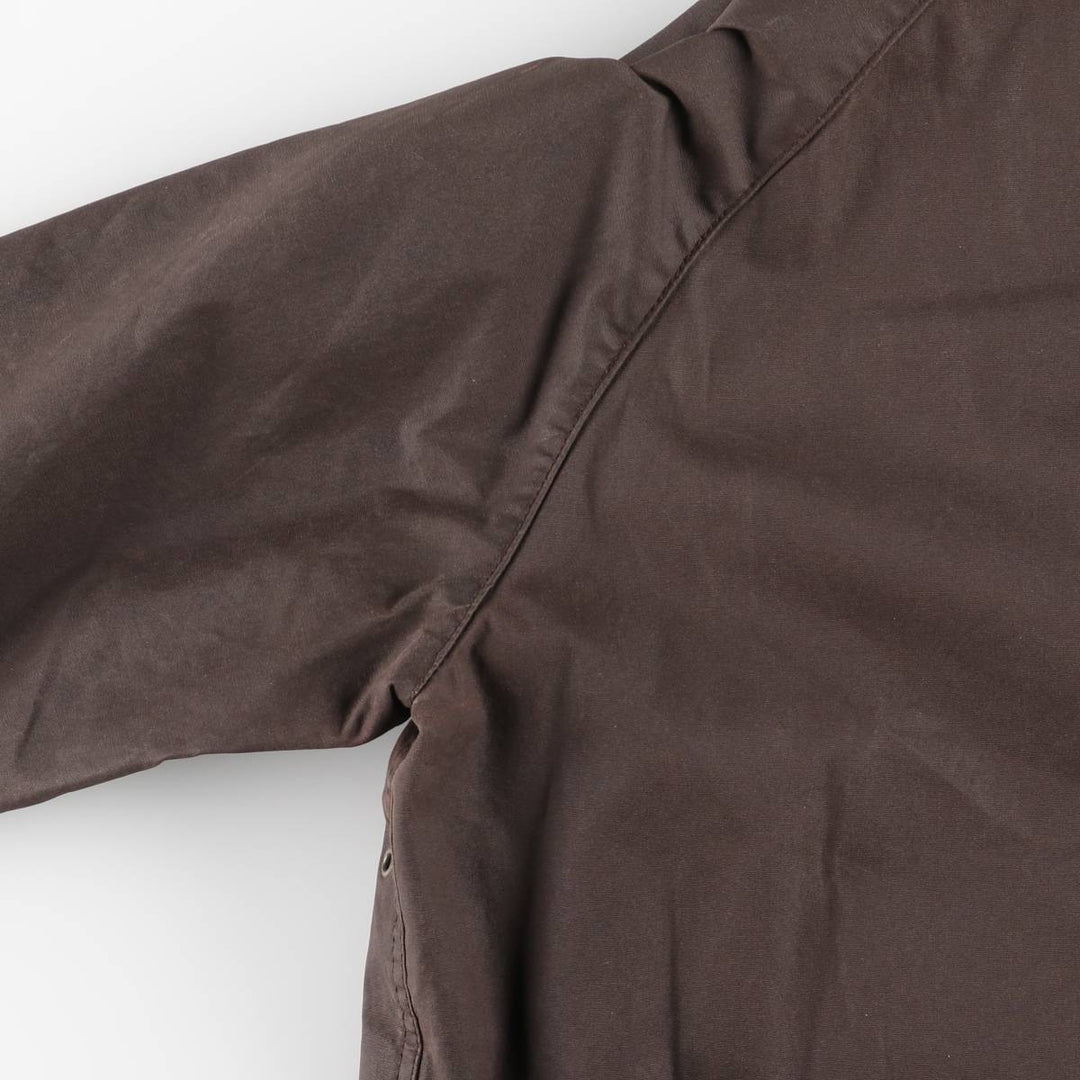 Vintage 80s-90'S Barbour Bedale 3-Warrant waxed cotton oiled jacket, made in England, men's size L cotton brown type Vintage Second Hand