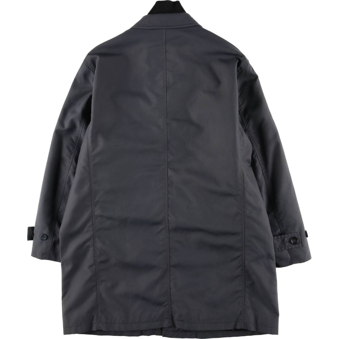 Burberry's BURBERRY LONDON padded Balmacaan coat, women's size XL polyamide Charcoal Vintage Second Hand