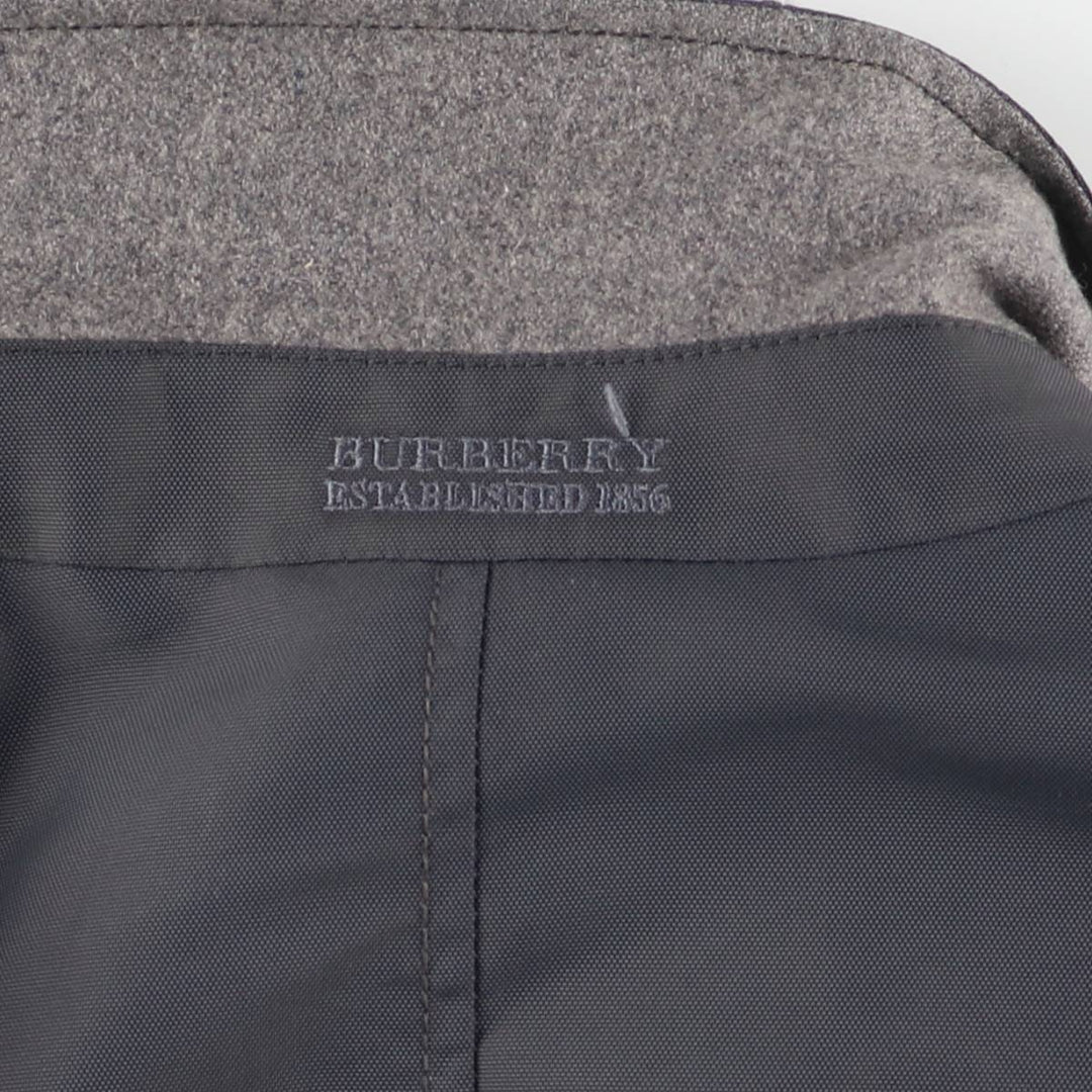 Burberry's BURBERRY LONDON padded Balmacaan coat, women's size XL polyamide Charcoal Vintage Second Hand