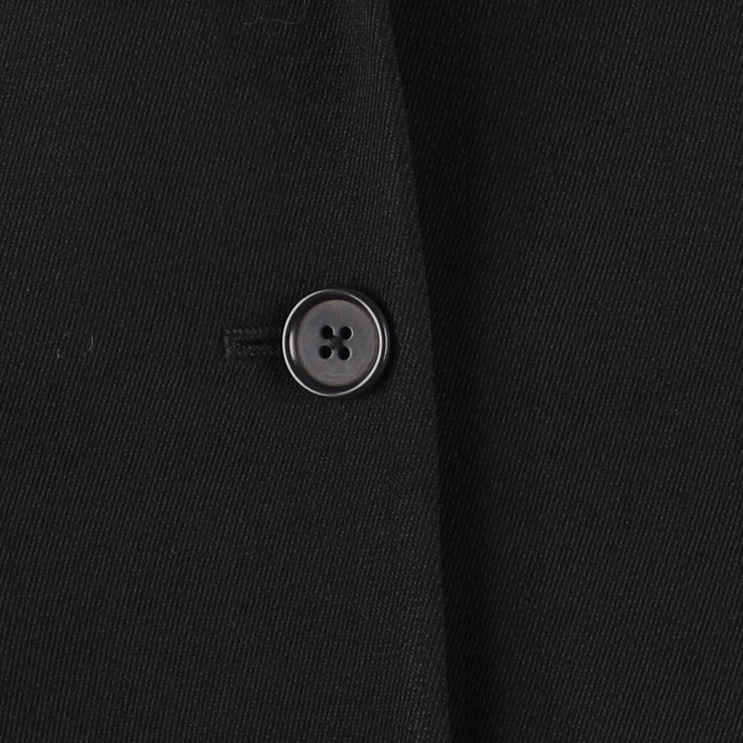 Ralph Lauren Lauren Long Wool Tailored Jacket, Women's Size L wool black type Vintage Second Hand