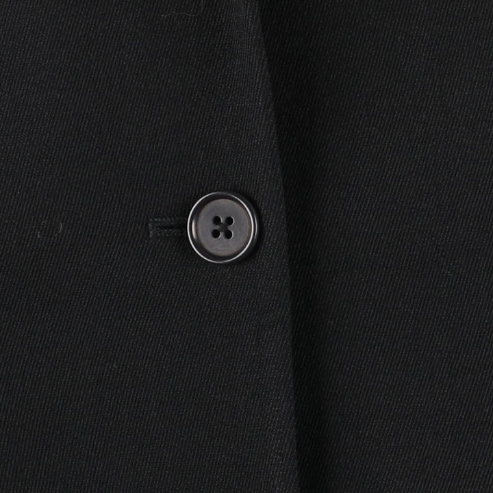 Ralph Lauren Lauren Long Wool Tailored Jacket, Women's Size L wool black type Vintage Second Hand