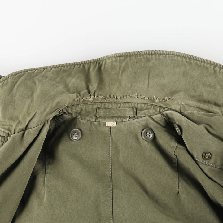 Military coat, size 10S, equivalent to women's size S unclear Khaki type Vintage Second Hand
