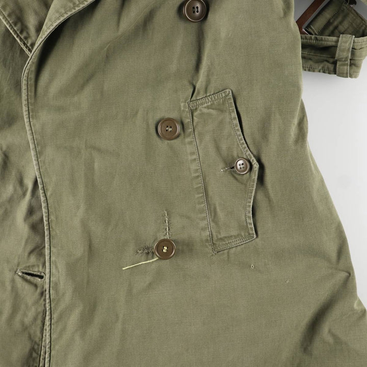 Military coat, size 10S, equivalent to women's size S unclear Khaki type Vintage Second Hand