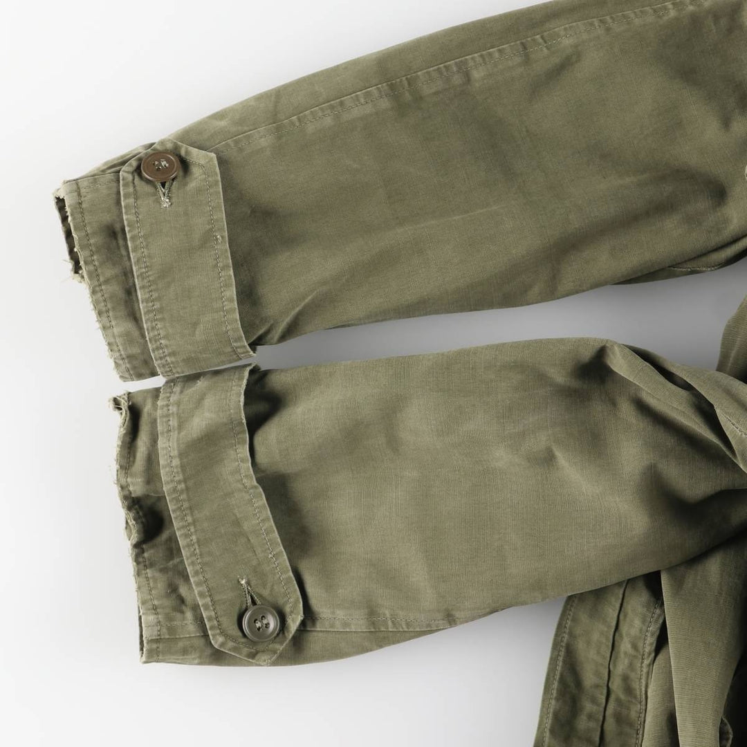 Military coat, size 10S, equivalent to women's size S unclear Khaki type Vintage Second Hand