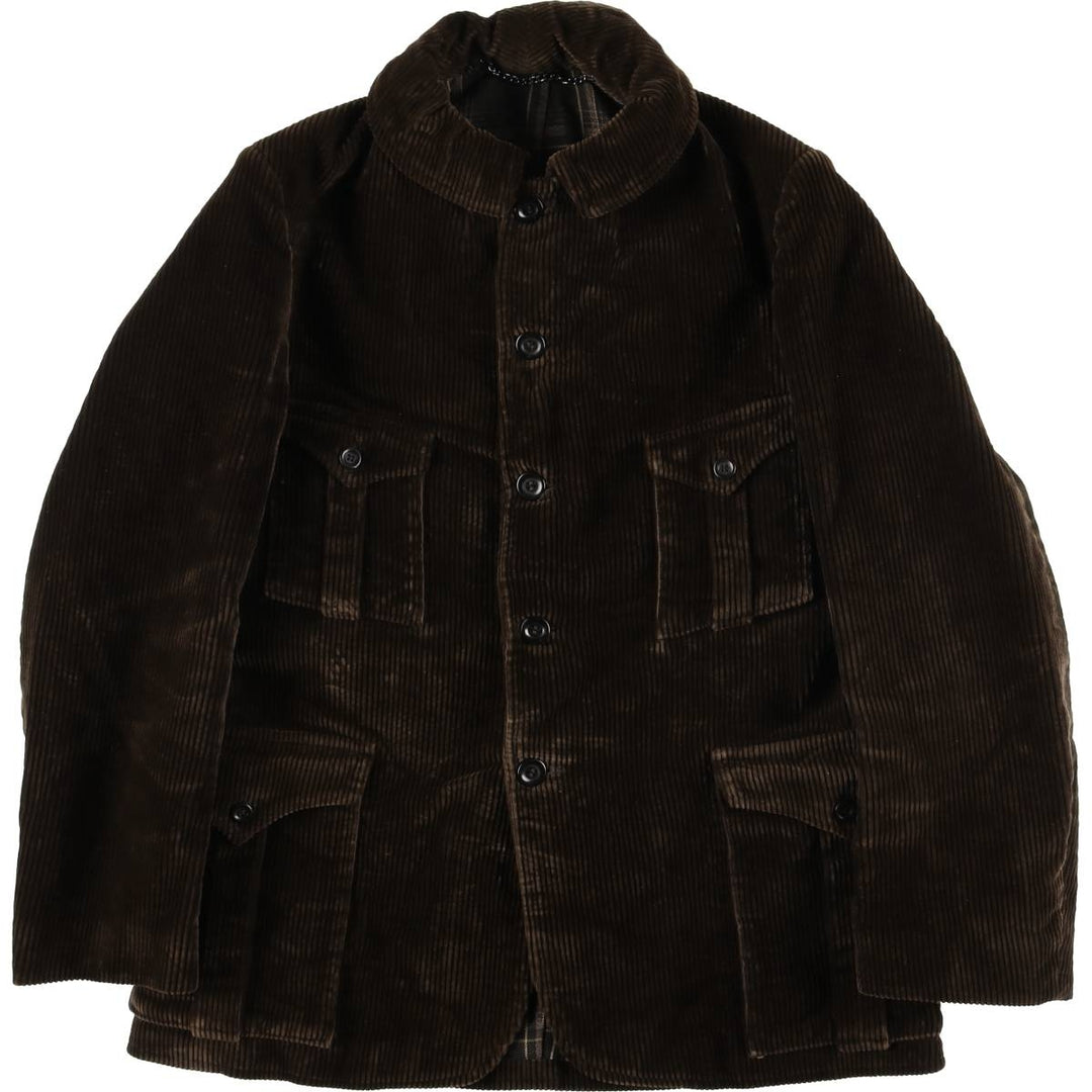 Corduroy jacket, women's size M unclear brown type Vintage Second Hand