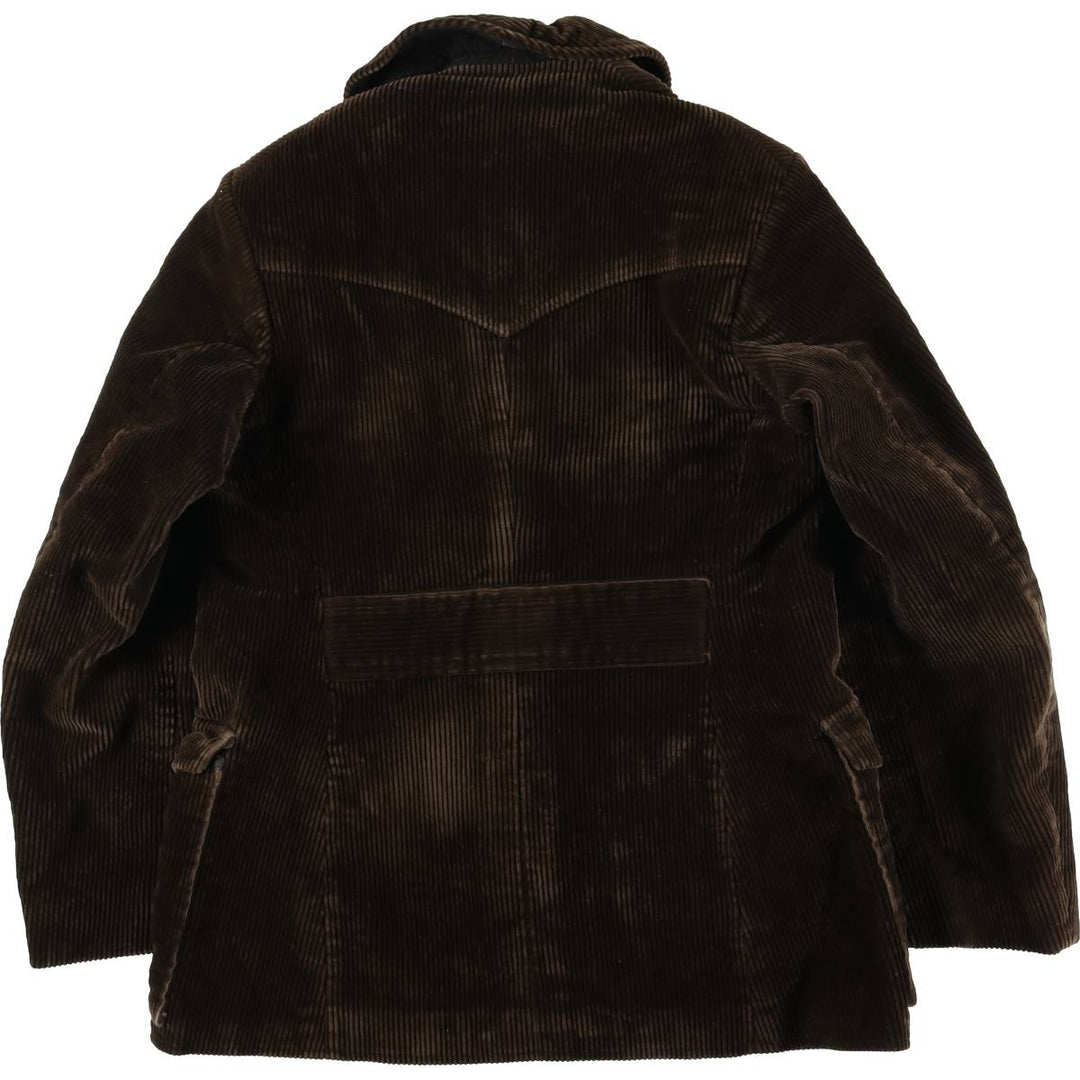 Corduroy jacket, women's size M unclear brown type Vintage Second Hand