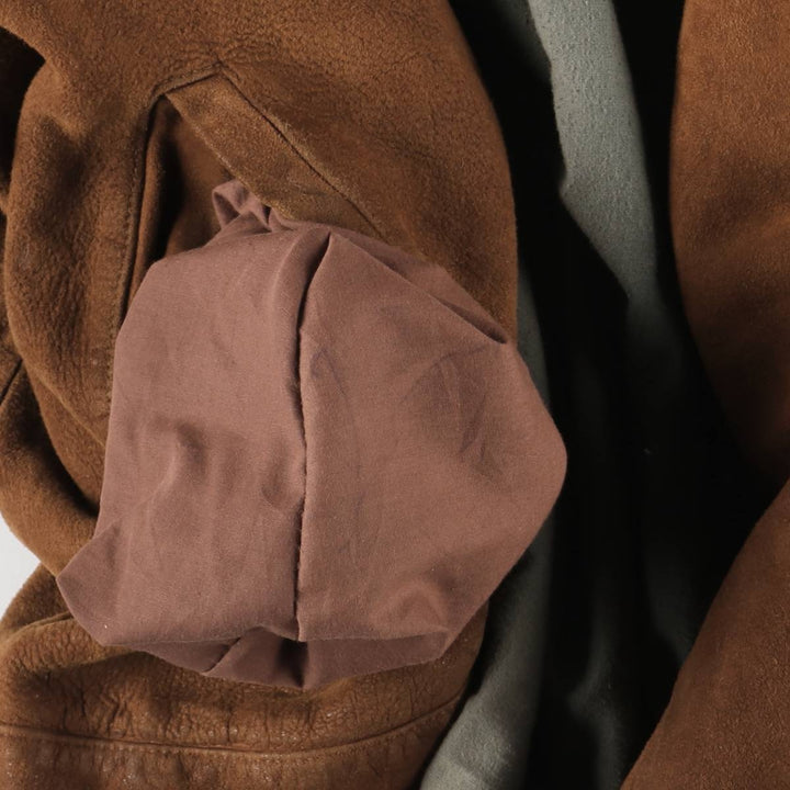 Wilsons Leather Swing Top Suede Leather Sports Jacket, Men's Size XL Genuine Leather Suede Leather brown type Vintage Second Hand