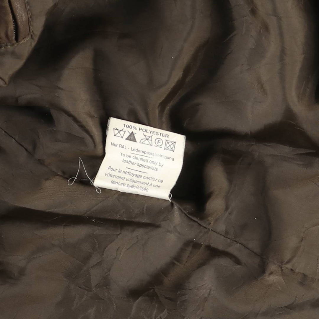 MADDOX Balster Jacket, Suede Leather Blouson, Men's Size L, Vintage Genuine Leather Suede Leather brown type Vintage Second Hand