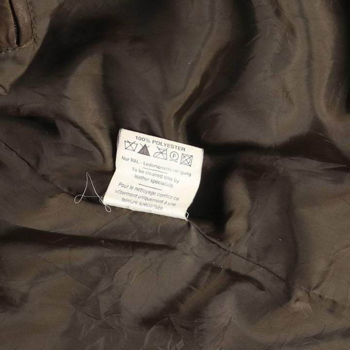 MADDOX Balster Jacket, Suede Leather Blouson, Men's Size L, Vintage Genuine Leather Suede Leather brown type Vintage Second Hand