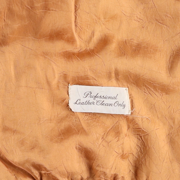 Vintage 1970'S JCPenney suede leather jacket, men's size XL unclear beige type brown Vintage Second Hand