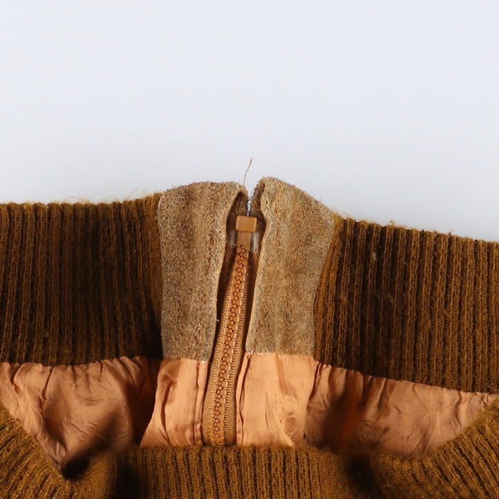 Vintage 1970'S JCPenney suede leather jacket, men's size XL unclear beige type brown Vintage Second Hand