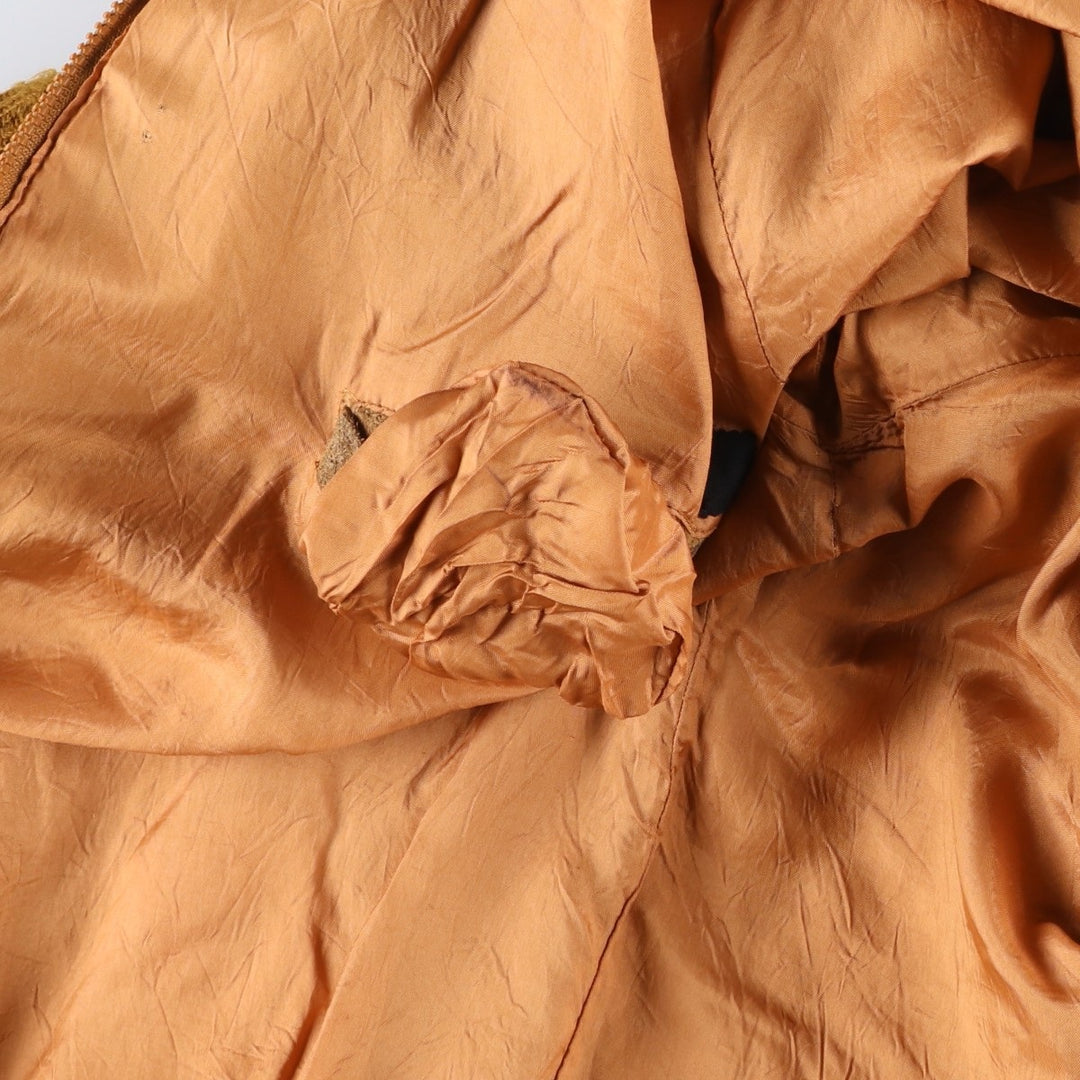 Vintage 1970'S JCPenney suede leather jacket, men's size XL unclear beige type brown Vintage Second Hand