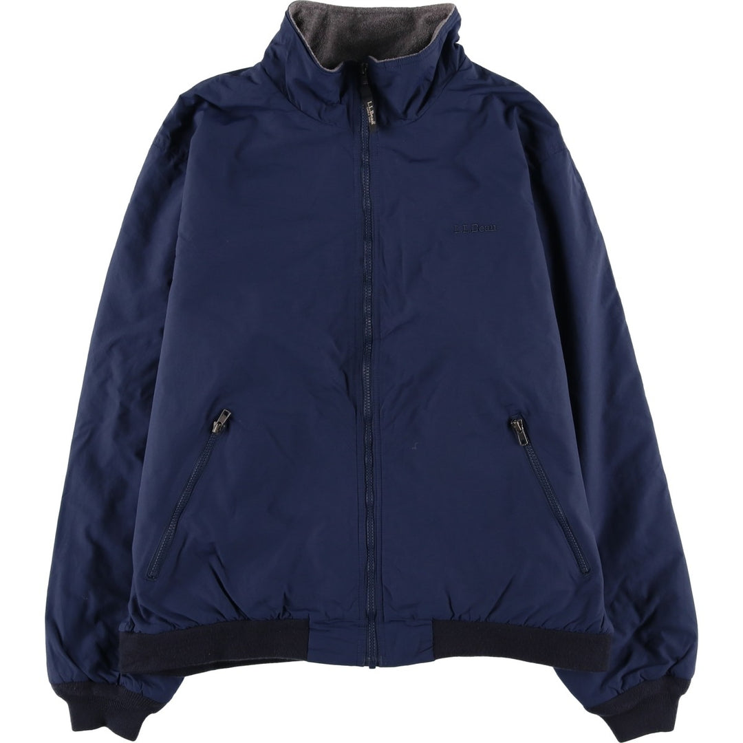 90s-00'S LLBean Padded Puffer Jacket, Men's Size XL Nylon navy blue type Vintage Second Hand