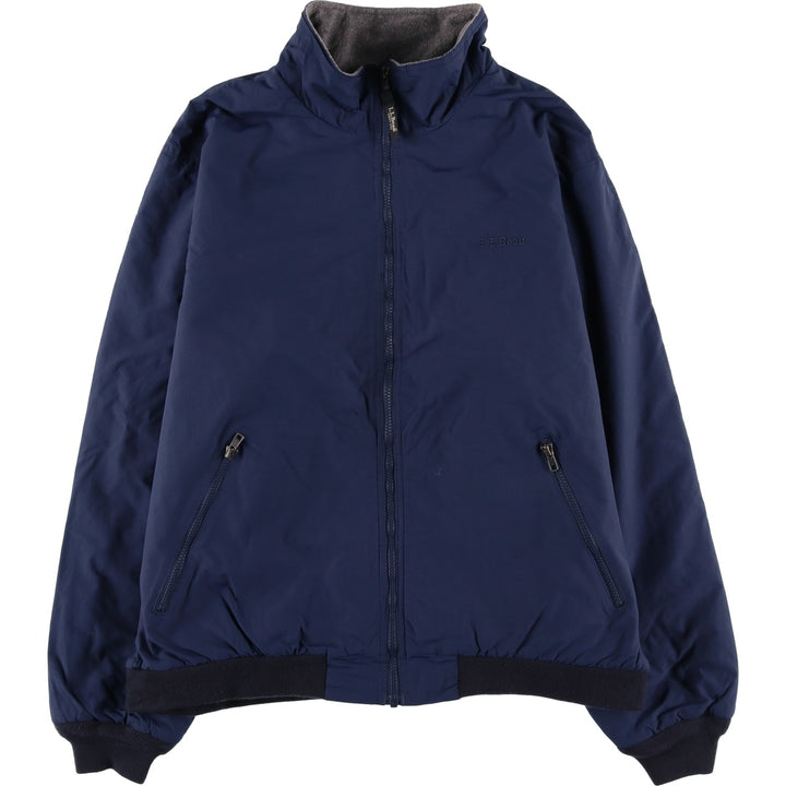 90s-00'S LLBean Padded Puffer Jacket, Men's Size XL Nylon navy blue type Vintage Second Hand