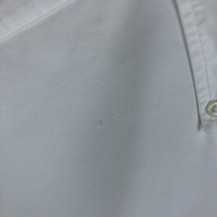Brooks Brothers Est.1818 Long Sleeve Button Down Shirt Made in USA Men's Size L Supima Cotton white type Vintage Second Hand
