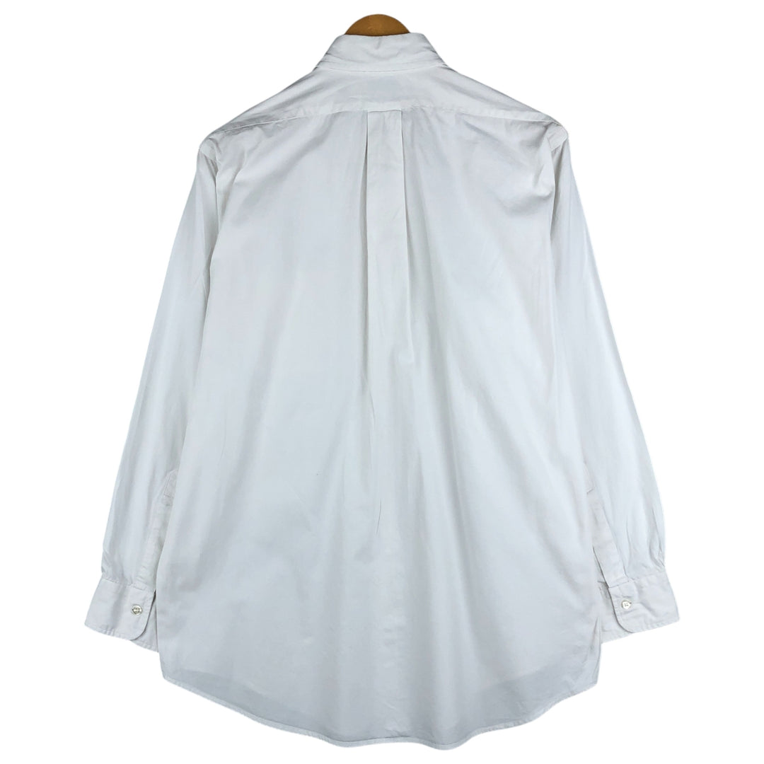 80s-90'S Brooks Brothers Est.1818 Long Sleeve Button Down Shirt Made in USA Men's M Vintage cotton white type Vintage Second Hand