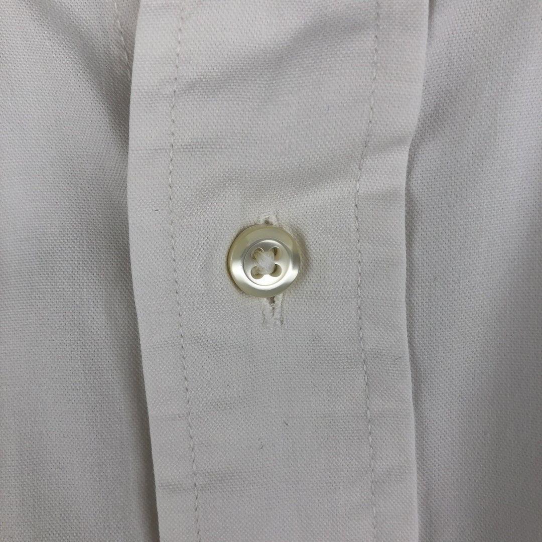 80s-90'S Brooks Brothers Est.1818 Long Sleeve Button Down Shirt Made in USA Men's M Vintage cotton white type Vintage Second Hand