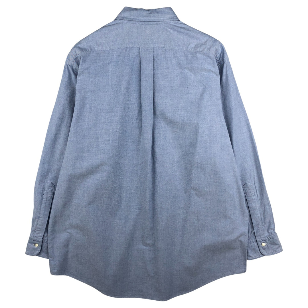 Brooks Brothers Est.1818 Long Sleeve Button Down Shirt Made in USA Men's XL cotton Blue type light blue Vintage Second Hand