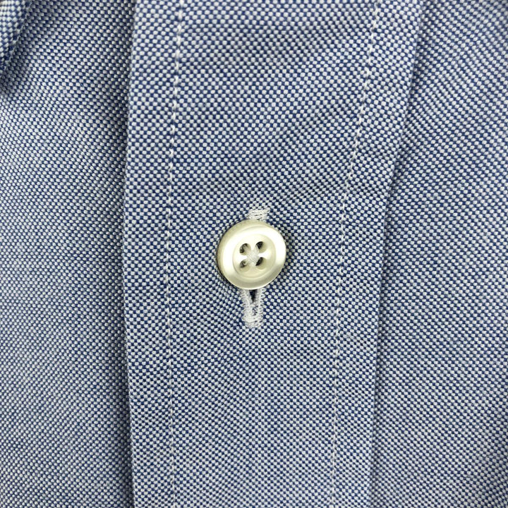 Brooks Brothers Est.1818 Long Sleeve Button Down Shirt Made in USA Men's XL Supima Cotton Blue type light blue Vintage Second Hand