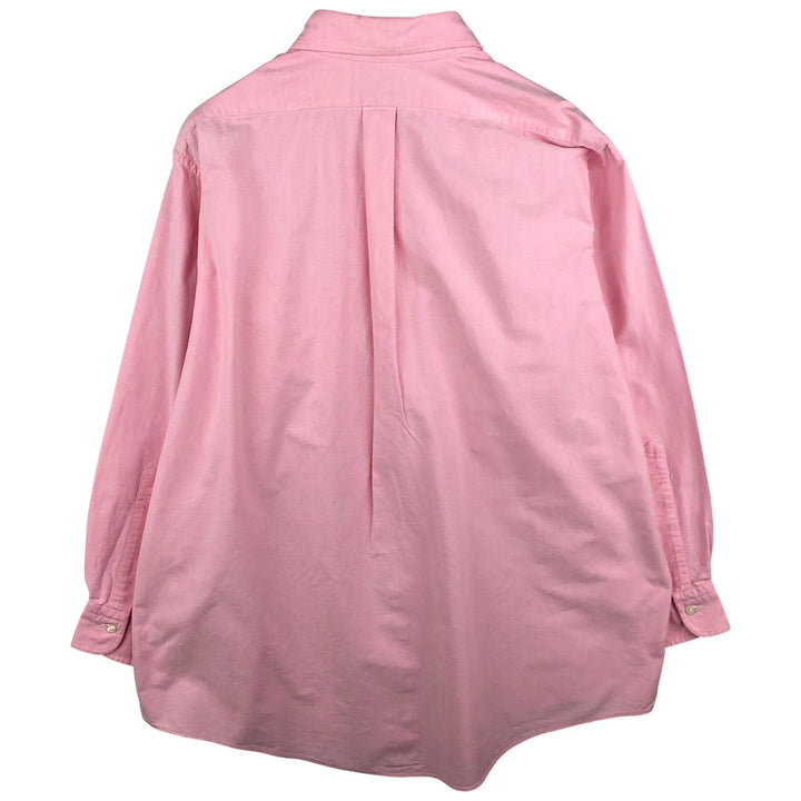 Brooks Brothers Est.1818 Long Sleeve Button Down Shirt Made in USA Men's XL Supima Cotton pink type Vintage Second Hand