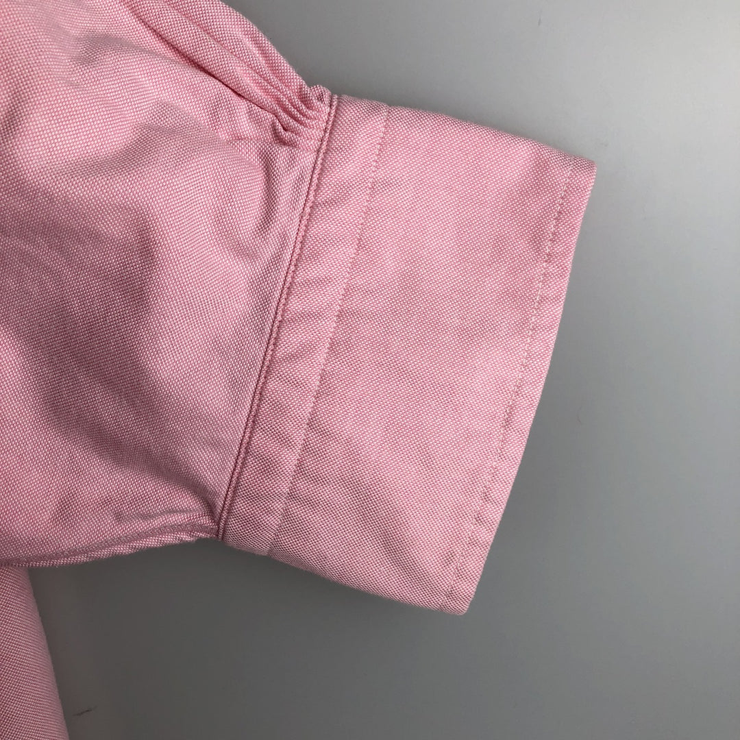Brooks Brothers Est.1818 Long Sleeve Button Down Shirt Made in USA Men's XL Supima Cotton pink type Vintage Second Hand