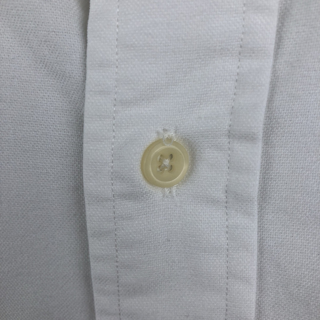 Ralph Lauren YARMOUTH long sleeve button down shirt, men's XL size cotton white type Vintage Second Hand