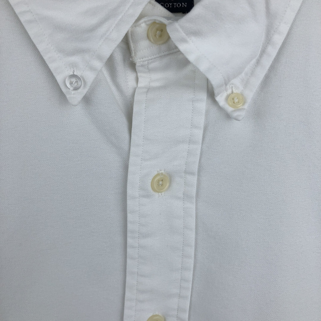 Ralph Lauren YARMOUTH long sleeve button down shirt, men's XL size cotton white type Vintage Second Hand