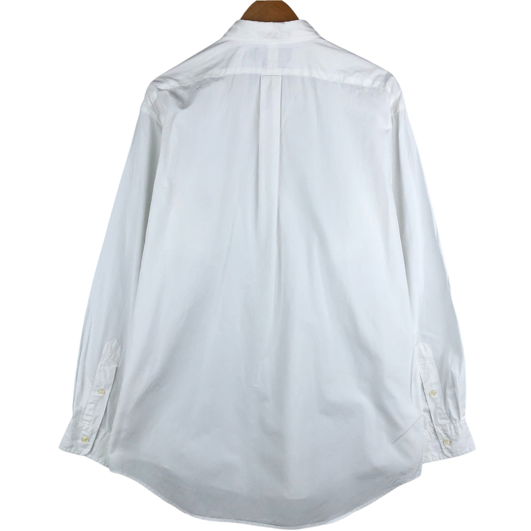 Ralph Lauren POLO by Ralph Lauren long sleeve cotton shirt, men's size L cotton white type Vintage Second Hand