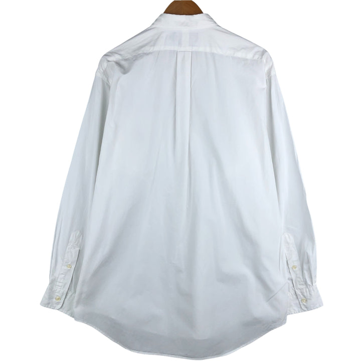 Ralph Lauren POLO by Ralph Lauren long sleeve cotton shirt, men's size L cotton white type Vintage Second Hand