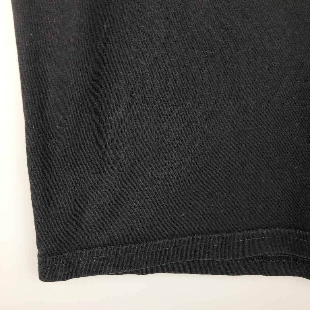 Harley-Davidson Eagle Pattern Skull Pattern Motorcycle T-Shirt, Made in USA, Men's Size L cotton black type Vintage Second Hand